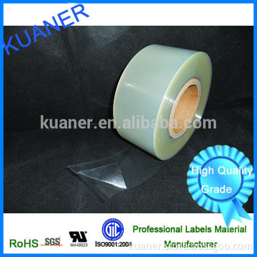 Polyester sticker label material